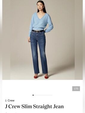 J. Crew Women’s Slim Straight Jeans Size 32 EUC!